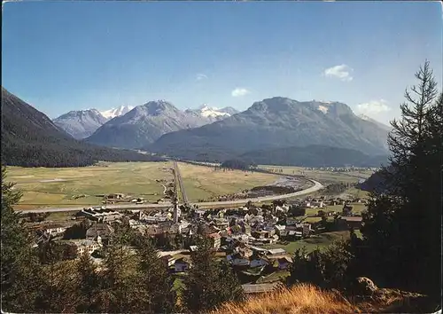 Samedan Panorama Kat. Samedan