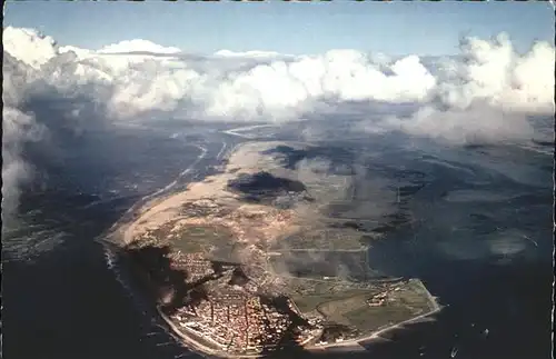 Norderney Nordseebad Fliegeraufnahme ganze Insel Kat. Norderney