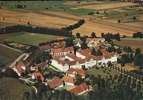 Salem Baden Fliegeraufnahme Schloss und Schloss Schule Kat. Salem