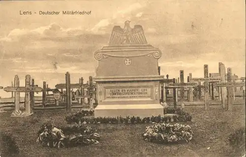 Lens Deutscher Militaerfriedhof *