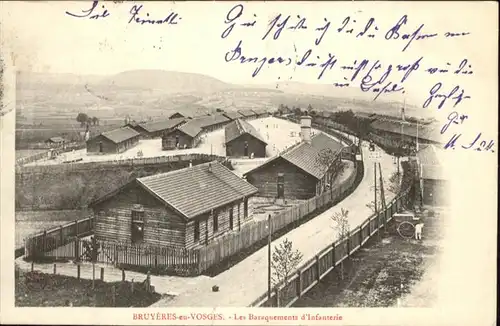 Bruyeres Vosges Baraquements d`Infanterie / Bruyeres /Arrond. d Epinal