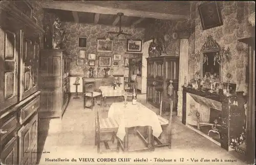 Macon [handschriftlich] Hostellerie Vieux Cordes *