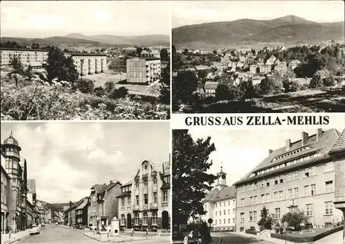 Zella Mehlis Heinrich Heine Strasse Louis Anschuetz Strasse Postamt Kat. Zella Mehlis