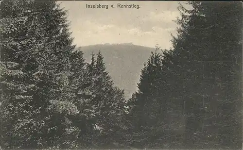 Inselsberg Schmalkalden Rennsteig Kat. Schmalkalden