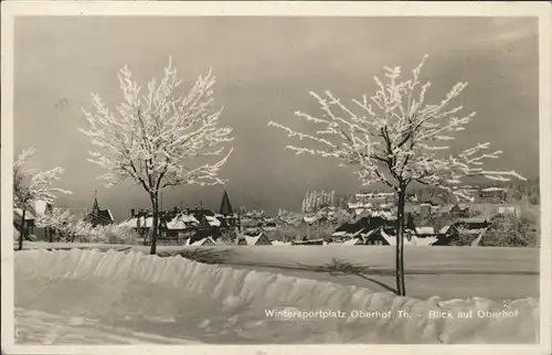 Oberhof Thueringen Wintersportplatz Kat. Oberhof Thueringen