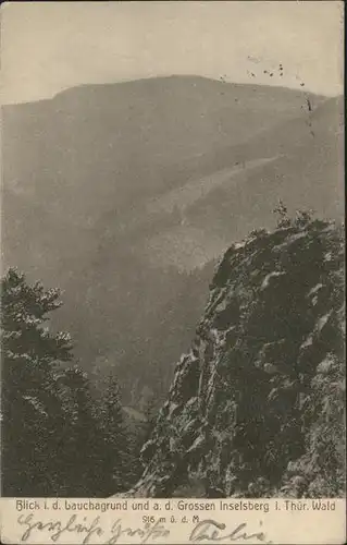 Inselsberg Schmalkalden Lauchagrund Kat. Schmalkalden