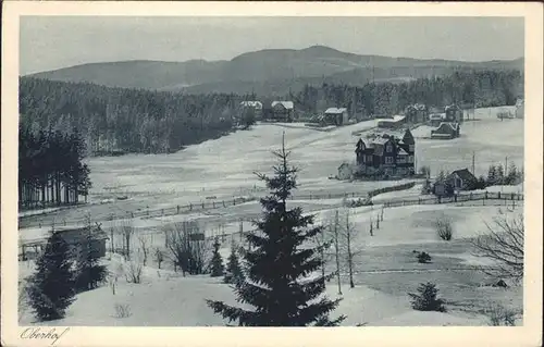 Oberhof Thueringen Schneekopf Kat. Oberhof Thueringen