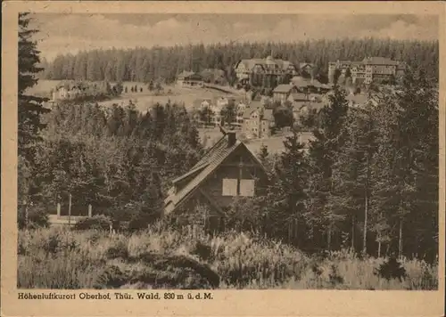 Oberhof Thueringen  Kat. Oberhof Thueringen