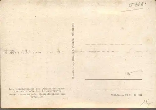 Inselsberg Schmalkalden Inselsberg Lied Kat. Schmalkalden