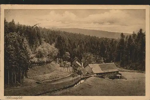 Schmiedefeld Rennsteig Muehle Kat. Schmiedefeld Rennsteig