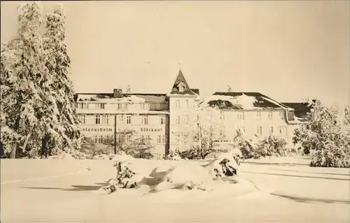 Oberhof Thueringen FDGB Erholungsheim Glueck auf Kat. Oberhof Thueringen