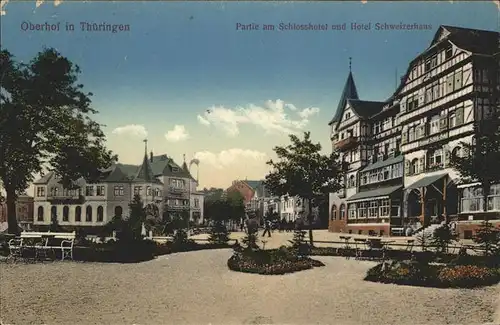 Oberhof Thueringen SChlosshotel Hotel Schweizerhaus Kat. Oberhof Thueringen