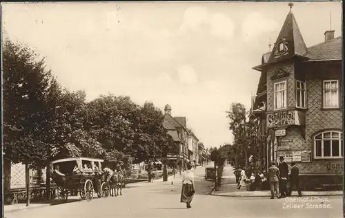 Oberhof Thueringen Zellaer Strasse Kat. Oberhof Thueringen