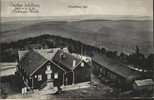 Inselsberg Schmalkalden Preussischer Hof Kat. Schmalkalden