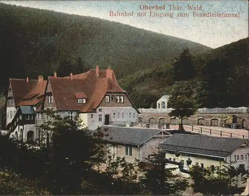 Oberhof Thueringen Bahnhof Brandleitetunnel Kat. Oberhof Thueringen