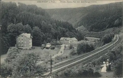 Oberhof Thueringen Wilde Gera Tal Gehlbergermuehle Kat. Oberhof Thueringen