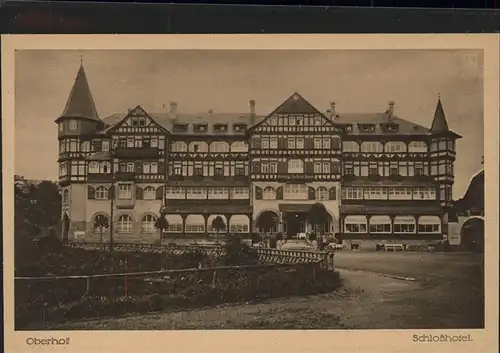 Oberhof Thueringen Schlosshotel Kat. Oberhof Thueringen