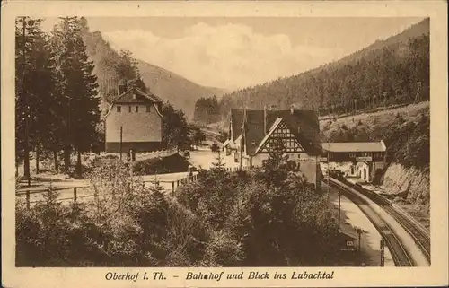 Oberhof Thueringen Bahnhof Lubachtal Kat. Oberhof Thueringen