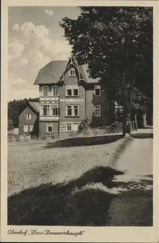 Oberhof Thueringen Haus Donnershaugk Kat. Oberhof Thueringen