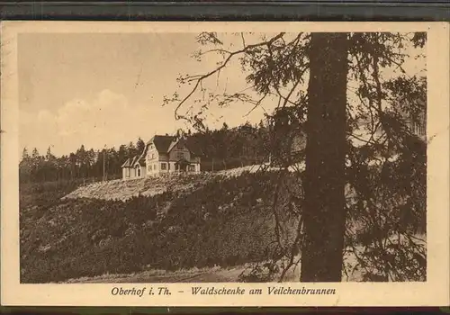 Oberhof Thueringen Waldschenke am Veilchenbrunnen Kat. Oberhof Thueringen