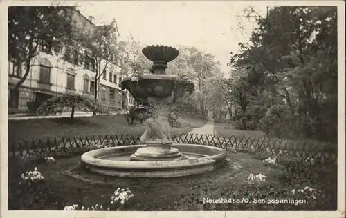 Neustadt Orla Schlossanlagen Brunnen Kat. Neustadt Orla