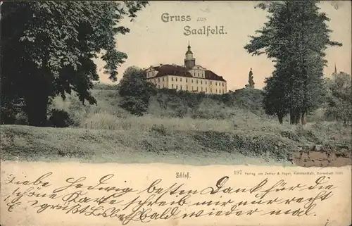 Saalfeld Saale Schloss Kat. Saalfeld