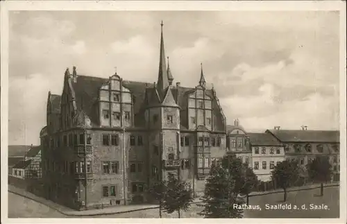 Saalfeld Saale Rathaus Kat. Saalfeld
