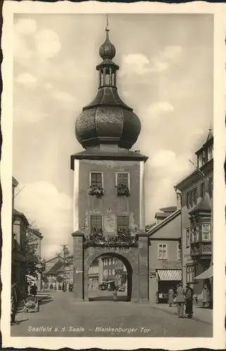 Saalfeld Saale Blankenburger Tor Kat. Saalfeld