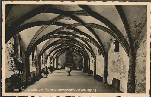 Saalfeld Saale Kreuzgang im Franziskanerkloster Kat. Saalfeld