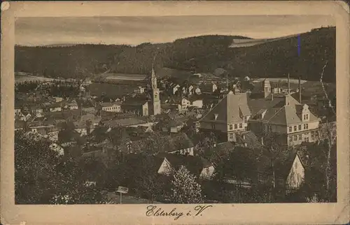 Elsterberg Vogtland Ortsansicht Kat. Elsterberg Vogtland