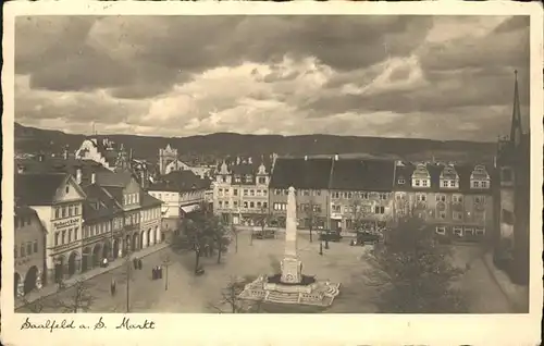 Saalfeld Saale Markt Kat. Saalfeld