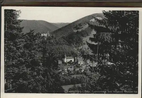 Leutenberg Thueringen Blick vom Bernhard Schmidt Tal Kat. Leutenberg