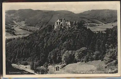 Leutenberg Thueringen Schloss Friedensburg Kat. Leutenberg