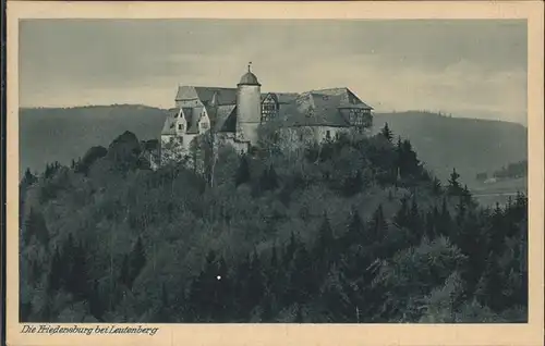 Leutenberg Thueringen Schloss Friedensburg Kat. Leutenberg