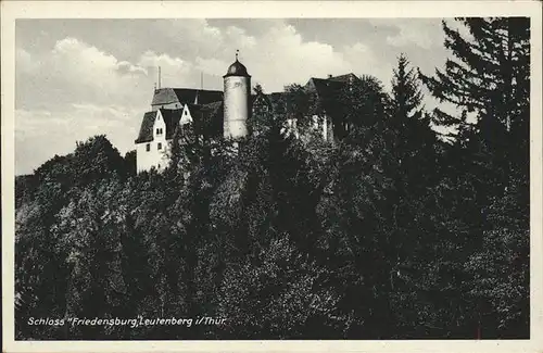 Leutenberg Thueringen Schloss Friedensburg Kat. Leutenberg