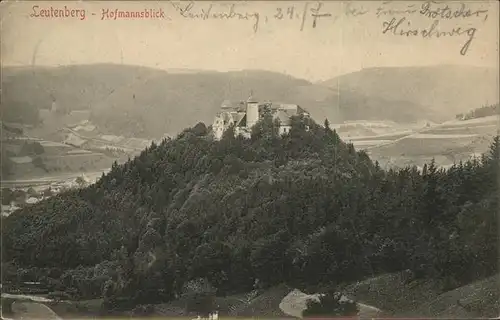 Leutenberg Thueringen Hofmannsblick auf Schloss Friedensburg Kat. Leutenberg