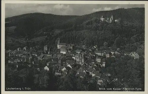 Leutenberg Thueringen Blick vom Kaiser Friedrich Turm Kat. Leutenberg