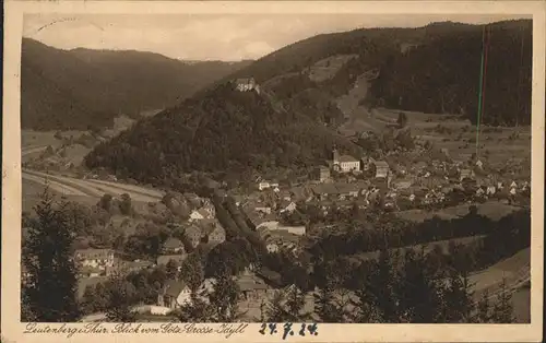 Leutenberg Thueringen Blick vom Goetz Grosse Jdyll Kat. Leutenberg