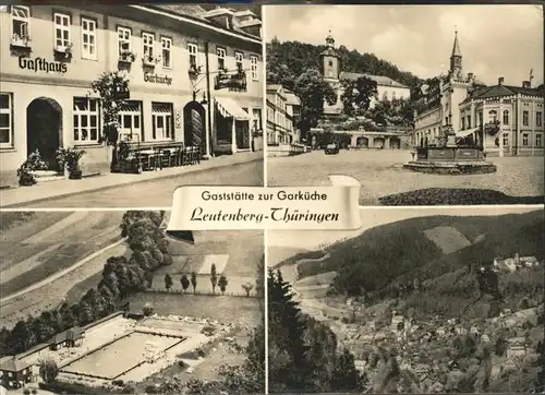 Leutenberg Thueringen gasthaus zur Garkueche u.Markt Kat. Leutenberg