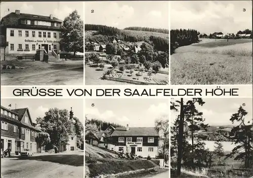 Saalfeld Saale Gasthaus "Zum roten Hirsch" u.Gasthaus "Zur Linde" Kat. Saalfeld