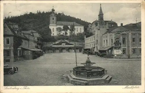 Leutenberg Thueringen Marktplatz Kat. Leutenberg