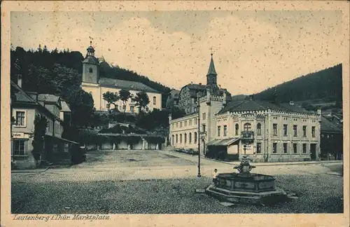 Leutenberg Thueringen Marktplatz Kat. Leutenberg