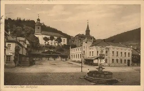 Leutenberg Thueringen Marktplatz Kat. Leutenberg