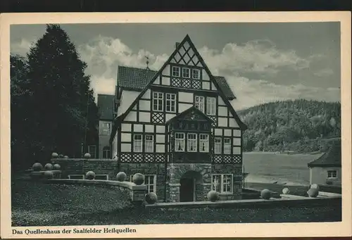 Saalfeld Saale Quellenhaus Kat. Saalfeld