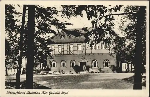 Tautenhain Gaststaette Soergel Kat. Tautenhain Hermsdorf