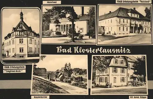 Bad Klosterlausnitz HO Hotel Koeppe u.Moorbad Kat. Bad Klosterlausnitz
