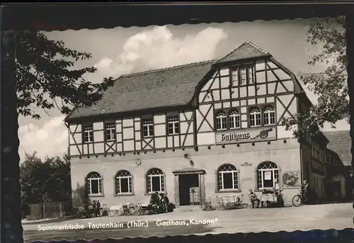 Tautenhain Gasthaus "Kanone" Kat. Tautenhain Hermsdorf