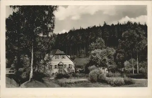 Bad Klosterlausnitz Meuschkensmuehle im Muehltal Kat. Bad Klosterlausnitz