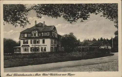 Bad Klosterlausnitz Hotel Waldhaus zur Koeppe Kat. Bad Klosterlausnitz