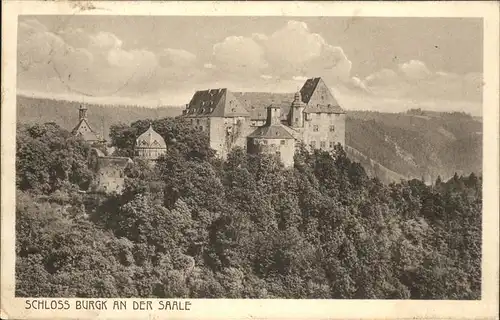 Burgk Saale Orla Kreis Schloss Kat. Burgk